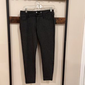 Kut from the Kloth Black and White Striped Ankle Pants